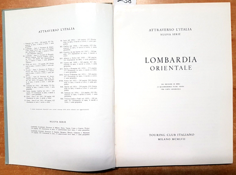 LOMBARDIA OCCIDENTALE Attraverso l'Italia - Touring Club Italiano 1962 (69