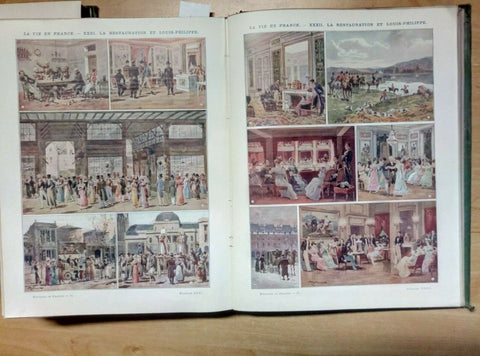 HISTOIRE DE FRANCE ILLUSTREE - 2 VOLUMI - LIBRAIRIE LAROUSSE - 2028 FOTO! (