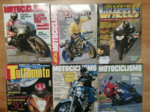 LOTTO 6 RIVISTE MOTOCICLISMO TUTTOMOTO SUPERWHEELS (340)bmw suzuki har