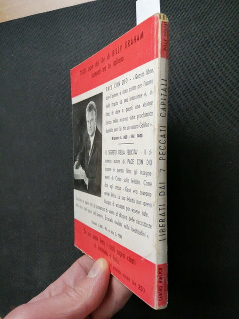 BILLY GRAHAM Liberati da i 7 peccati capitali 1964 Edizioni Centro Biblico(