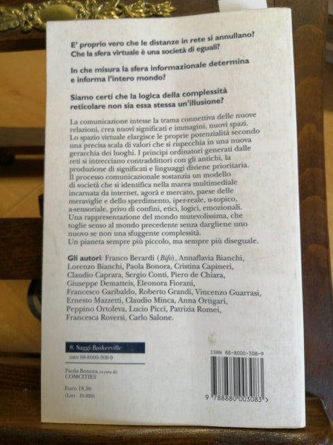 Comcities. Geografie della comunicazione - Paola Bonora 2001 Baskerville (5