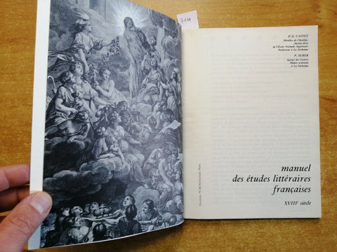 MANUEL DES ETUDES LITTERAIRES FRANCAISES XVIII SIECLE 1984 Castex, Surer (7