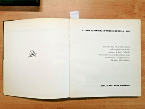 CATALOGO BOLAFFI - IL COLLEZIONISTA D'ARTE MODERNA 1962 BRAQUE BUENO (2030