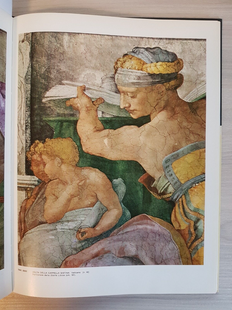MICHELANGELO PITTORE Rizzoli - Quasimodo 1966 classici dell'arte L'OPERA