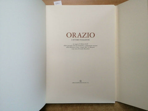 ORAZIO l'attimo fuggente - 12 facsimili di incunaboli - 1992 SCHEIWILLER (