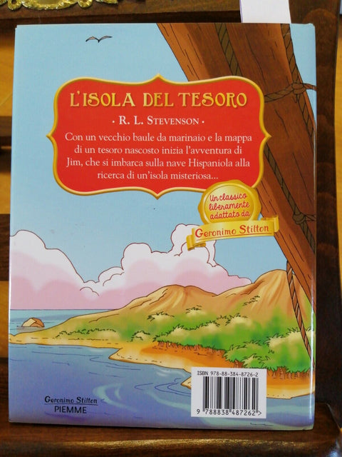 GERONIMO STILTON - L'ISOLA DEL TESORO - STEVENSON - PIEMME - RILEGATO - (4