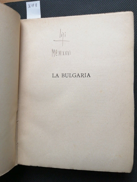 La Bulgaria XVI secoli della sua storia e Boris III zar SCIPCOVENSKY Alpes(