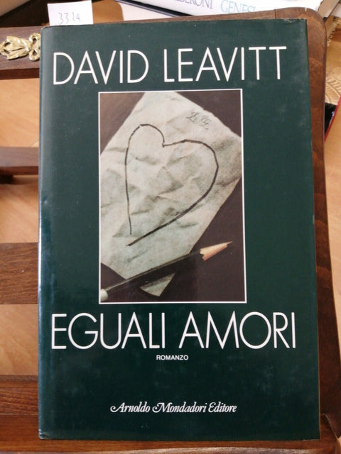 DAVID LEAVITT - EGUALI AMORI - 1ED. - MONDADORI - 1988 - RILEGATO - (3324
