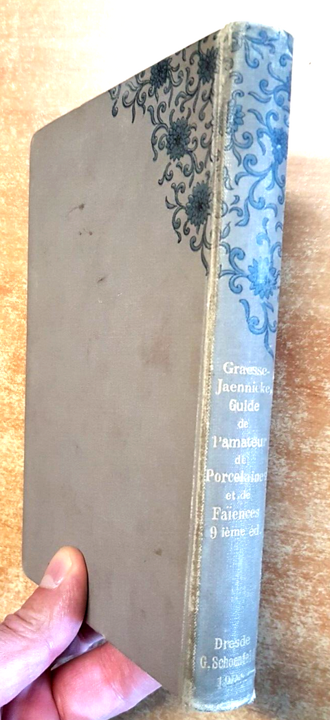 PORCELAINES ET FAIENCES cumpris gres et terres cuites 1901 Graesse-Jaennicke5555
