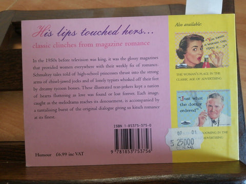 HIS LIPS TOUCHED HERS - Classic Clinches from Magazine Romance 31 POSTCARDS