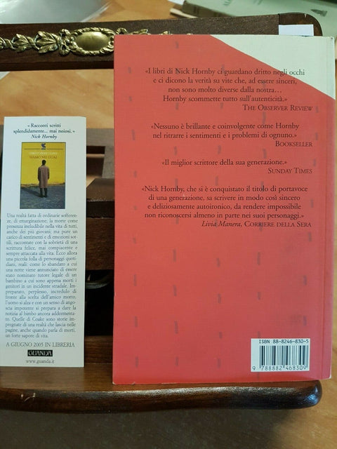 NICK HORNBY - NON BUTTIAMOCI GIU' - GUANDA - 2005 COME NUOVO(4017F) +