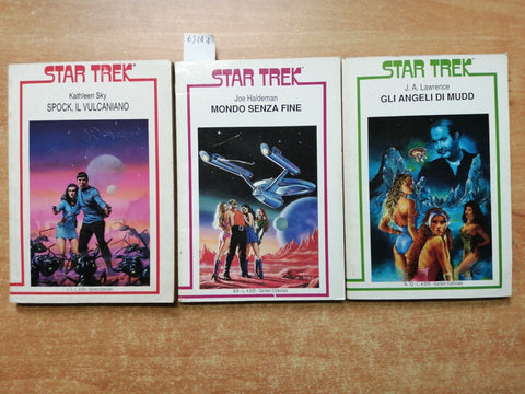 Lotto 3 volumi STAR TREK serie mensile N 2+6+12 GARDEN EDITORIALE 1987/88 6314A