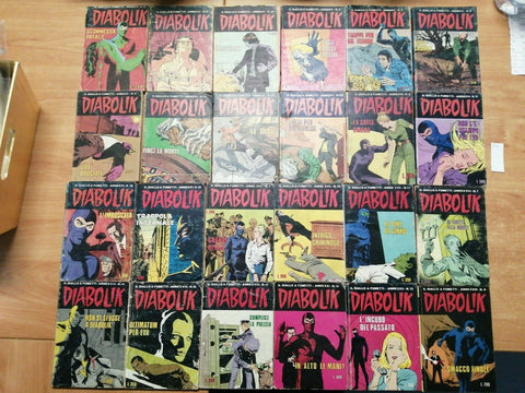 LOTTO 24 DIABOLIK ORIGINALI ANNO XIII - XXIII - ASTORINA - GIUSSANI - EVA (