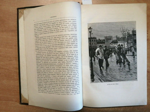 EMILIO ZOLA - L'ASSOMMOIR - 1879 - TREVES - 463 PAGINE - 58 ILLUSTRAZIONI