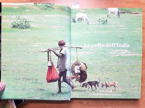 LA PELLE DELL'INDIA - Luciana Lain, Francesco Calloni 1988 Editrice Velar