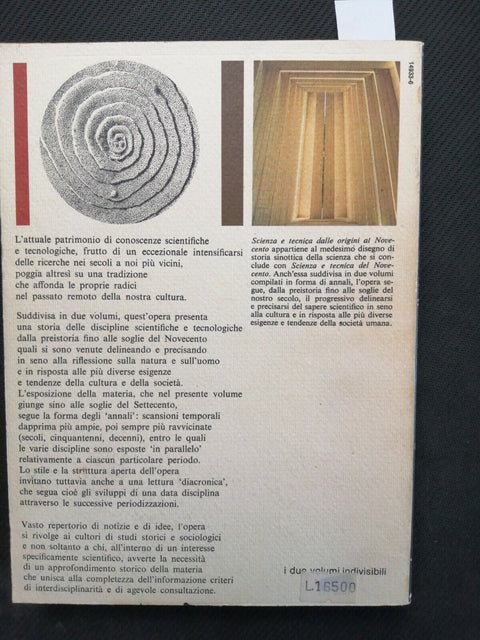 SCIENZA E TECNICA DALLE ORIGINI AL NOVECENTO vol.1 annali 1977 Mondadori (6