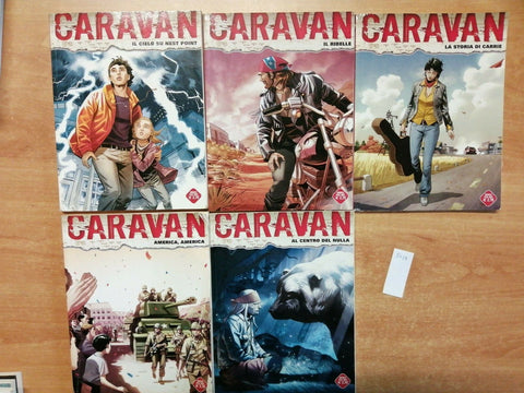 LOTTO 4 CARAVAN: 1,2,4,7 (+1 in omaggio) SERGIO BONELLI 2009 MICHELE M