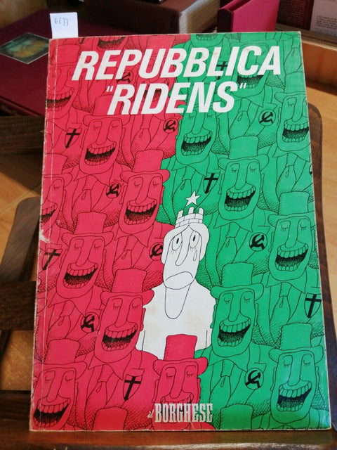 REPUBBLICA "RIDENS" - IL BORGHESE 1974 SATIRA POLITICA UMORISMO VIGNETTE (6