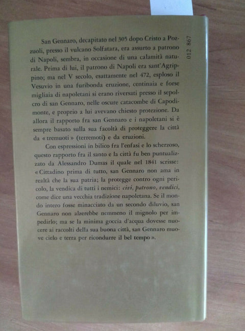 SAN GENNARO STORIA DI UN CULTO MITO ANIMA DI UN POPOLO 1ED. 1983 PALIOTTI