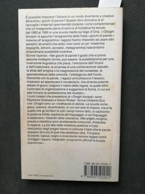 Ersilia Zamponi: I Draghi Locopei EINAUDI l'italiano con i giochi di parole