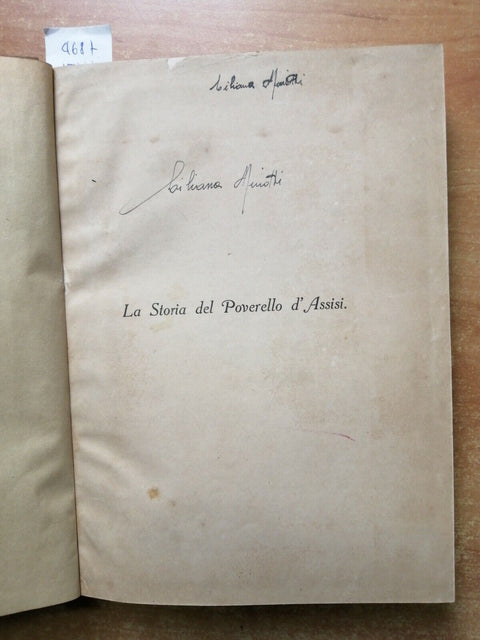 FACCHINETTI - LA STORIA DEL POVERELLO D'ASSISI 1926 disegni Polli/Grondona
