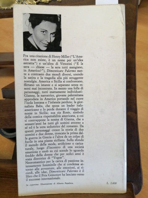 EDMONDE CHARLES ROUX - DIMENTICARE PALERMO - BOMPIANI 1967 - (4242A)