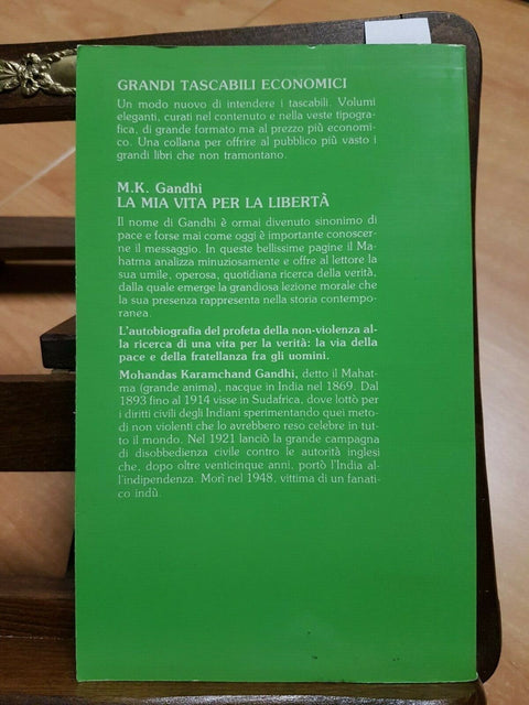 GANDHI - LA MIA VITA PER LA LIBERTA' - 1989 - NEWTON - (3332) - AUTOB