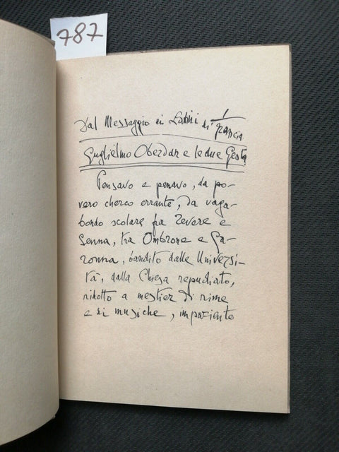 GABRIELE D'ANNUNZIO - OBERDAN Teneo te Africa 1936 VITTORIALE (787)