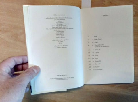 LUCIANO DE CRESCENZO - PANTA REI (TUTTO SCORRE) 1994 MONDADORI 1 ED.