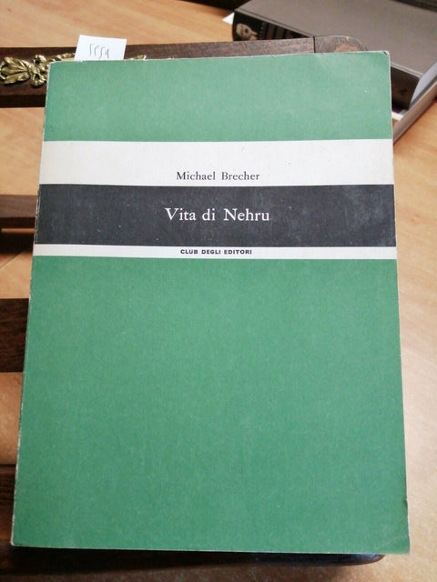 Vita di Nehru - biografia di Michael Brecher 1966 CDE Mahatma Gandhi India(