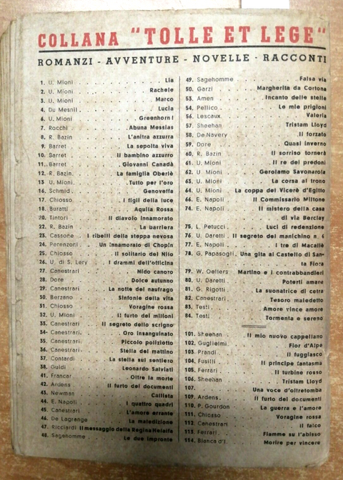 FERRUCCIO BURATTI - AQUILA ROSSA - SOCIETA' APOSTOLATO STAMPA 1943 - (5545