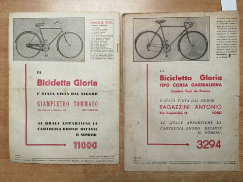 2 ALBOGIORNALE I ROMANZI DEL COYOTE N6 +18 EDITRICE JUVENTUS 1948/49 RARI(