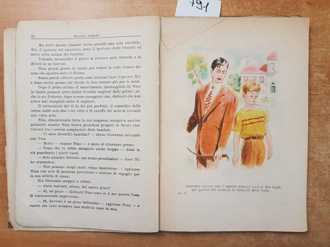 PICCOLI UOMINI - L. ALCOTT - 1958 - EDITRICE BOSCHI - ILLUSTRATO RICCIUTI (