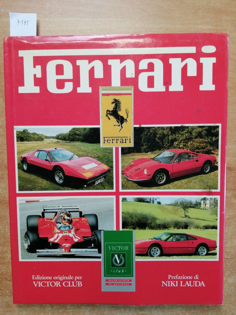 FERRARI edizione originale per VICTOR CLUB 1988 EATON prefazione NIKI LAUDA