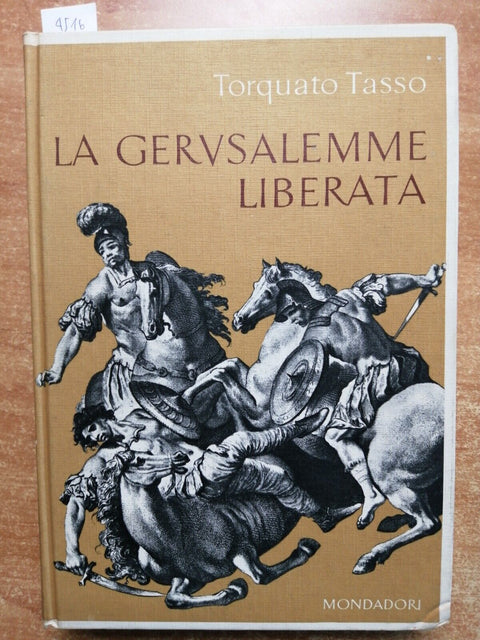 TORQUATO TASSO - LA GERUSALEMME LIBERATA 1959 MONDADORI illustrata PIAZZETTA