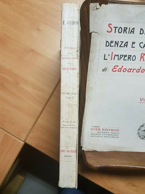 GIBBON - STORIA DELLA DECADENZA E CADUTA DELLO IMPERO ROMANO 3 STEN 1926 (3