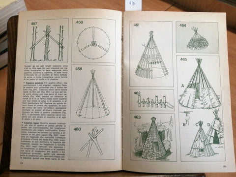 MANUALE DEL TRAPPER - ANDREA MERCANTI - NOVEMBRE 1976 - LONGANESI 824 DISEGNI