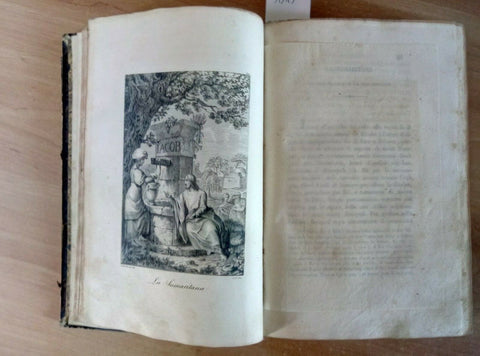 GESU CRISTO NEI DUE TESTAMENTI 1827 PIETRO RUDONI - LODI/INCISIONI STUCCHI(