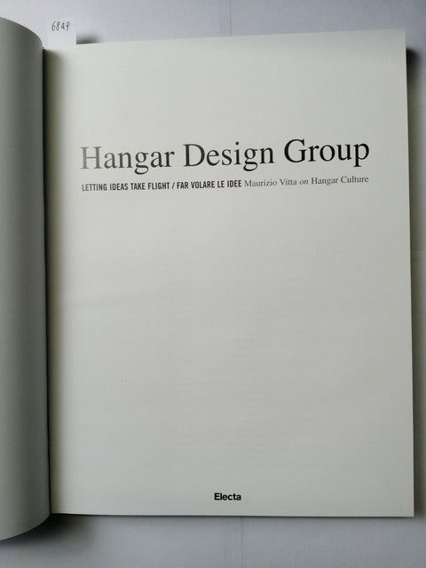 Maurizio Vitta HANGAR DESIGN GROUP 2005 Electa architettura comunicazione (