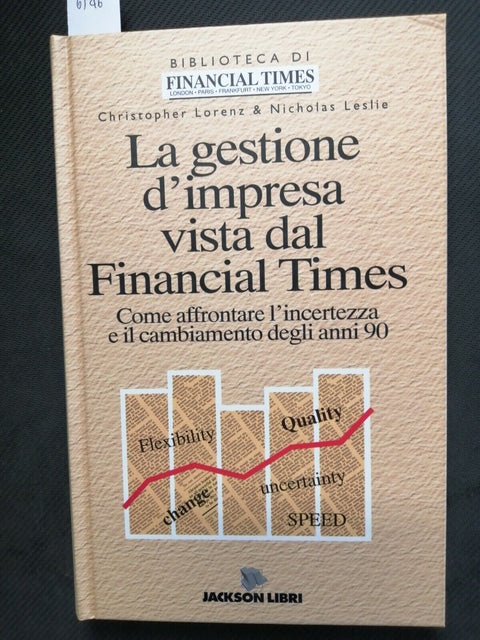 LA GESTIONE D'IMPRESA VISTA DAL FINANCIAL TIMES - 1994 - JACKSON finanza (