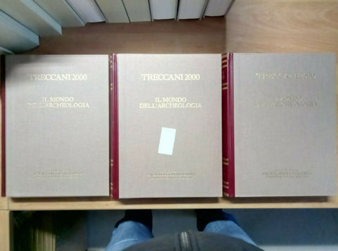 IL MONDO DELL'ARCHEOLOGIA TRECCANI 3 voll. (2+1) prezioso e raffinato