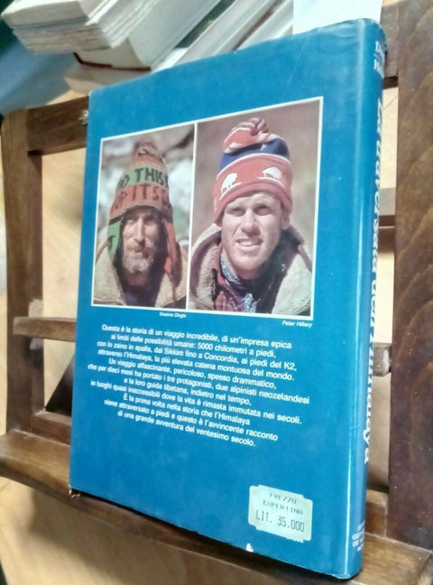 LA TRAVERSATA DELL'HIMALAYA - DE AGOSTINI - 1985 DINGLE HILLARY - 5000 KM(