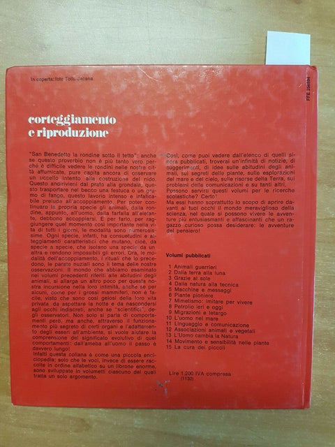 CORTEGGIAMENTO E RIPRODUZIONE - TUTTO E' VITA - 1977 - FABBRI - 1ED. - (4