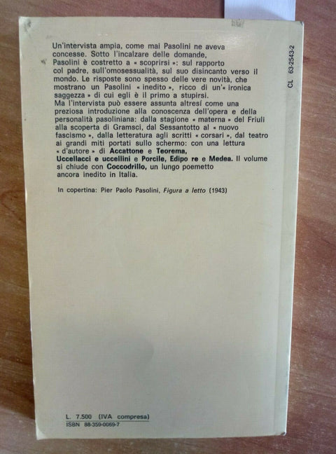 PIER PAOLO PASOLINI - IL SOGNO DEL CENTAURO 1982 EDITORI RIUNITI (1673