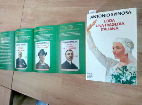 SPINOSA - EDDA UNA TRAGEDIA ITALIANA 1993 MONDADORI 1ED. LE SCIE + OMAGGIO 1716