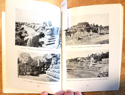MARIA SANTANGELO - SELINUNTE guida storica archeologia - anni '50 (4222i