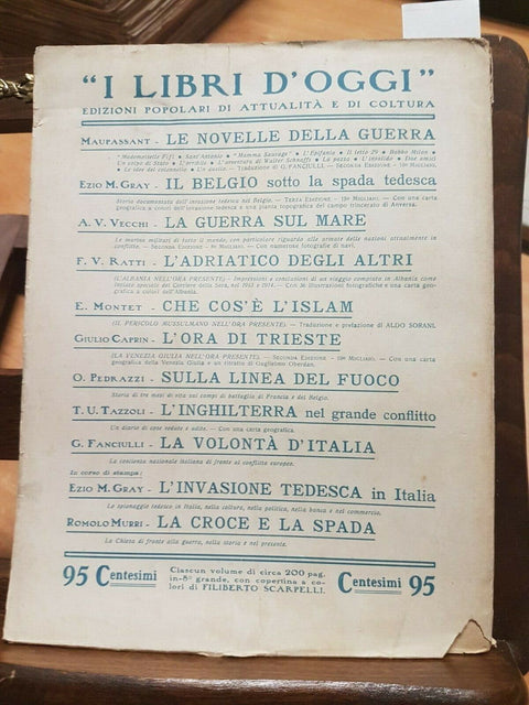 LUIGI LUCATELLI - LA FRANCIA SANGUINANTE - BEMPORAD - 1915 I LIBRI D'OGGI