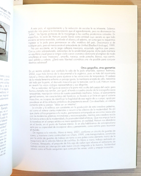 Mona Hatoum - CATALOGO - Arte Alameda - 2002 - illustrato - (7649)