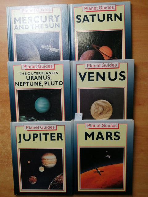 LOTTO 7 LIBRI PLANET GUIDES: saturn mars venus jupiter mercury earth(5743k