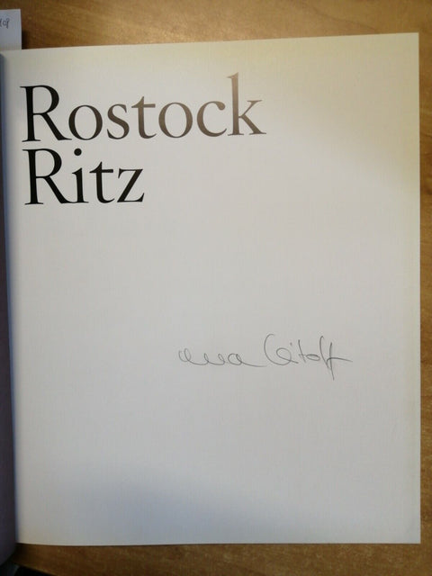 EVA LEITOLF - ROSTOCK RITZ - 2005 - GERBER - AUTOGRAFATO! - PEZZO UNICO! (6